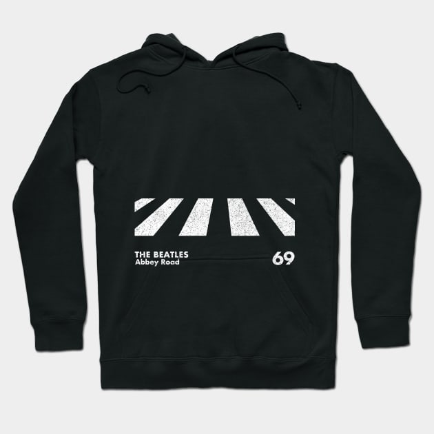 Abbey Road / Minimal Graphic Design Tribute Hoodie by saudade